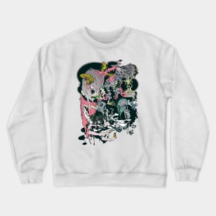 Zombie pajamas party Crewneck Sweatshirt